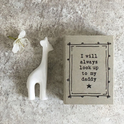 Matchbox Dad Giraffe Figurine