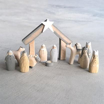 Natural Little Boxed Nativity Set