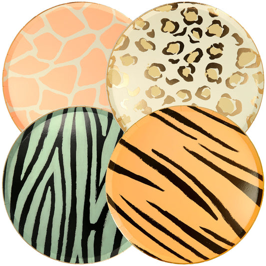 Safari Animal Print Dinner Plates