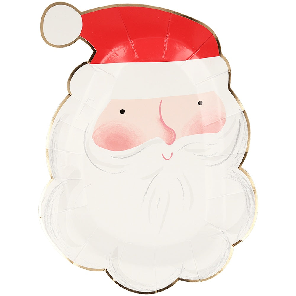 Jolly Santa Plates