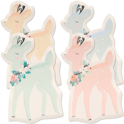 Pastel Deer Plates