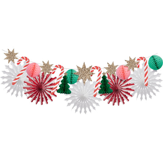 Christmas Honeycomb Garland