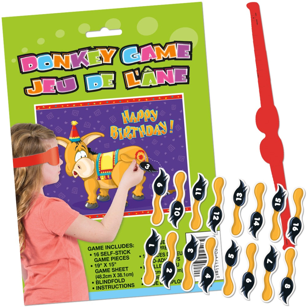 Pin the Tail on the Donkey Game for 16