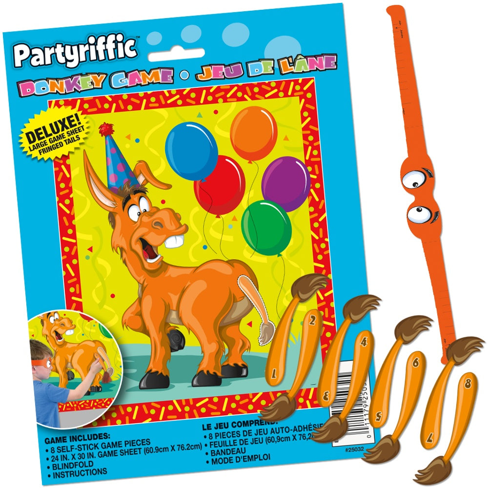 Deluxe Pin the Tail on the Donkey Game for 8