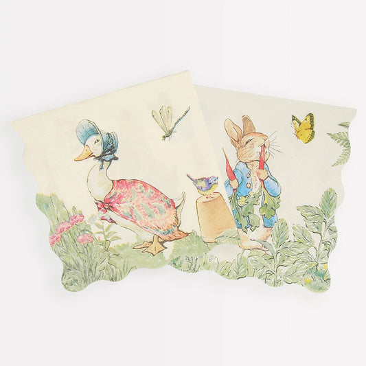 Peter Rabbit In The Garden Large Napkins