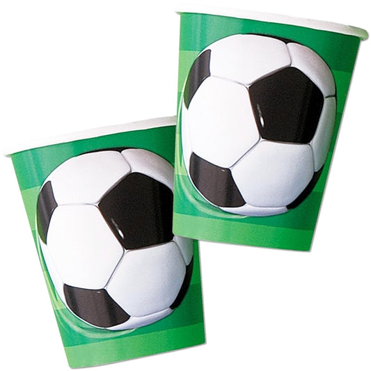 9oz Football Party Paper Cups - Unique Party - Party Touches