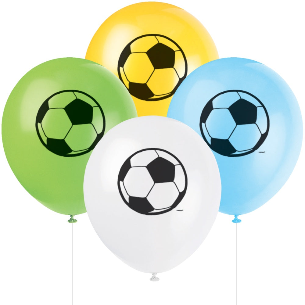 12" Latex Football Balloons - Unique Party - Party Touches