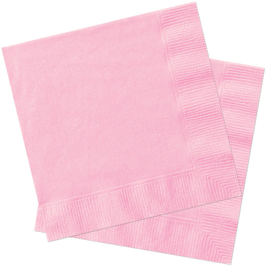 Baby Pink Paper Napkins 26cm
