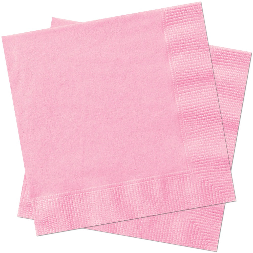 Baby Pink Paper Napkins