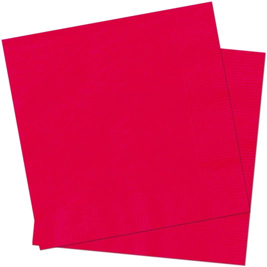 Ruby Red Paper Napkins - Unique Party - Party Touches