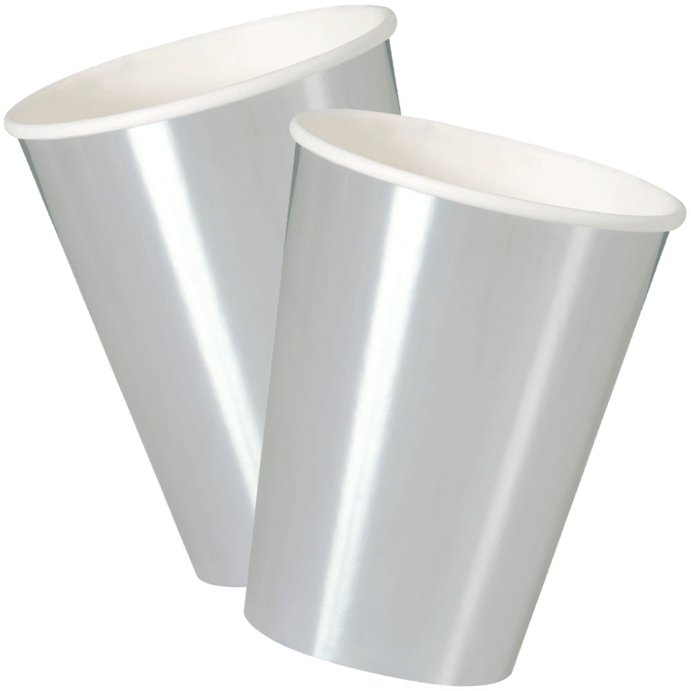 Silver Foil 12oz Paper Cups