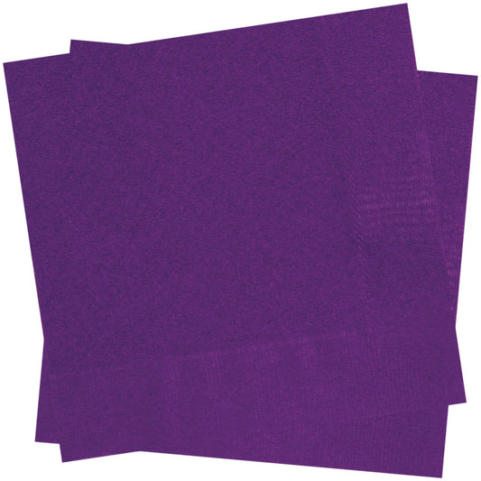 Deep Purple Paper Napkins