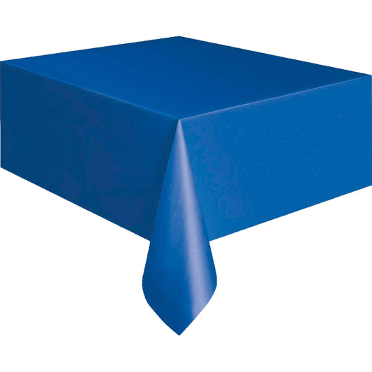 Royal Blue Plastic Tablecloth - Unique Party - Party Touches
