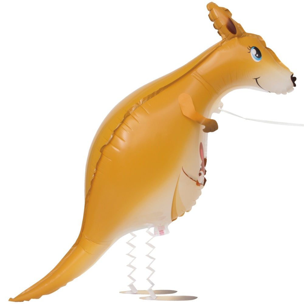 Walking Pet Kangaroo Foil Balloon