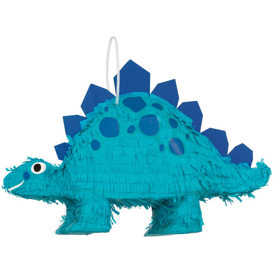 Blue Stegosaurus Dinosaur 3D Pinata