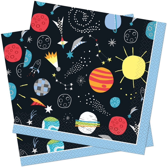33cm Outer Space Party Paper Napkins
