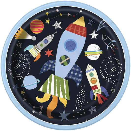 Outer Space Party 9" Paper Plates