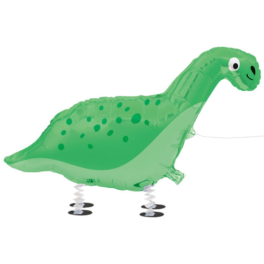 Walking Pet Dinosaur Foil Balloon