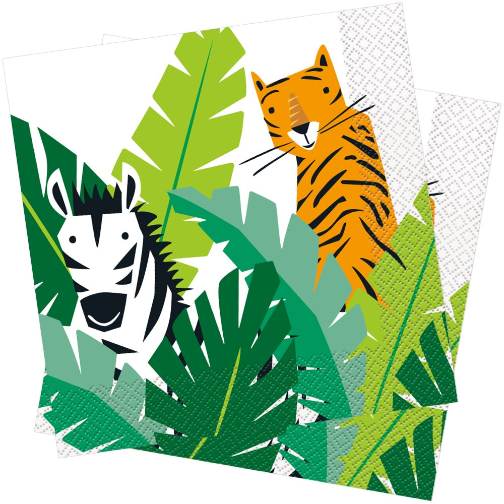Animal Safari Paper Napkins 33cm