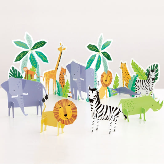 Animal Safari Table Decoration Kit