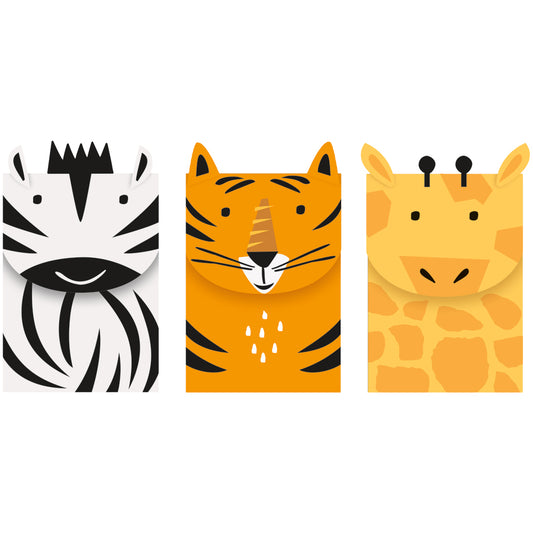 Safari Animals Party Treat Bags