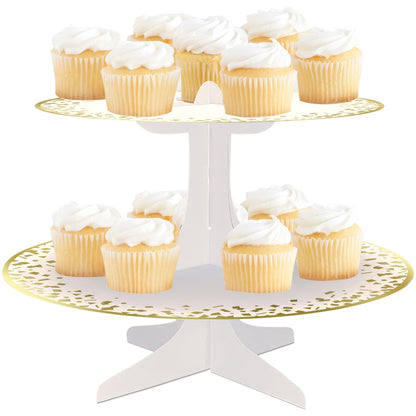 Gold Foil Cupcake Stand
