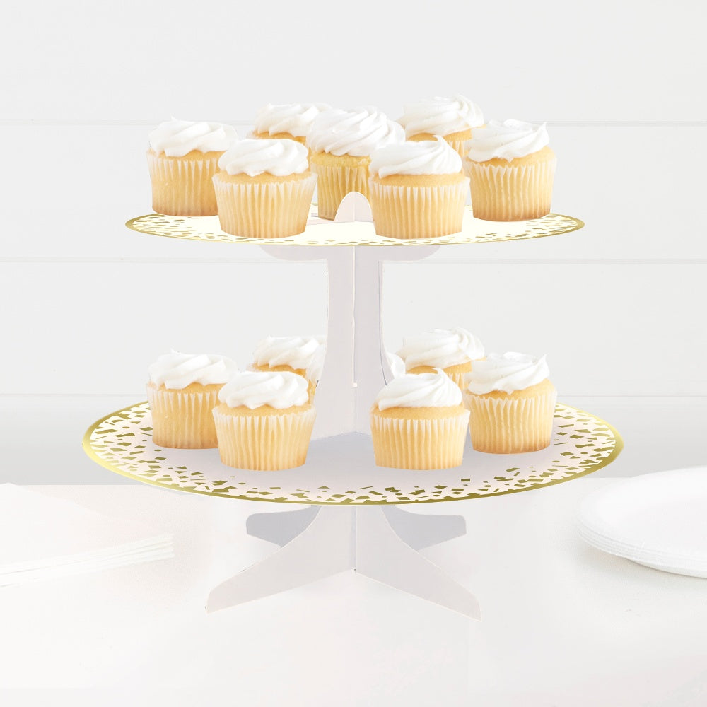 Gold Foil Cupcake Stand