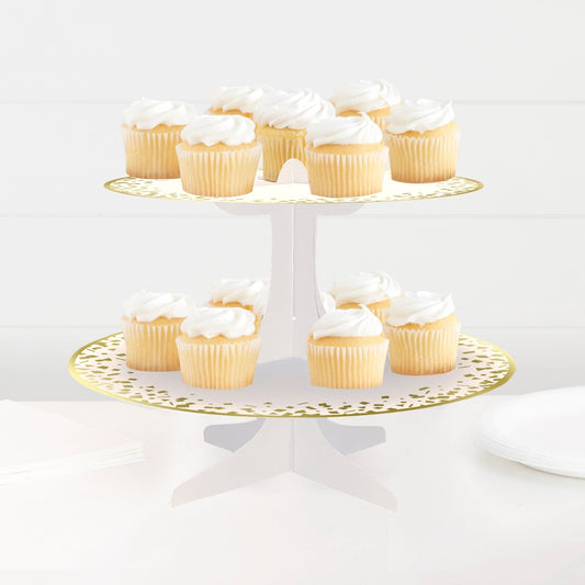 Gold Foil Cupcake Stand