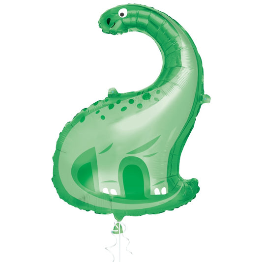 Giant Green Dinosaur Foil Balloon