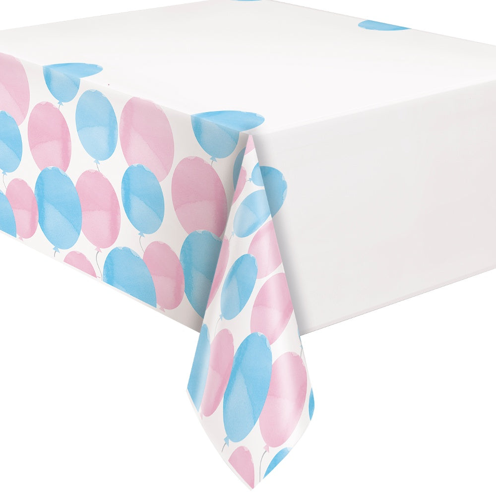 Gender Reveal Party Plastic Table Cover