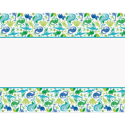 Blue & Green Dinosaur Plastic Table Cover