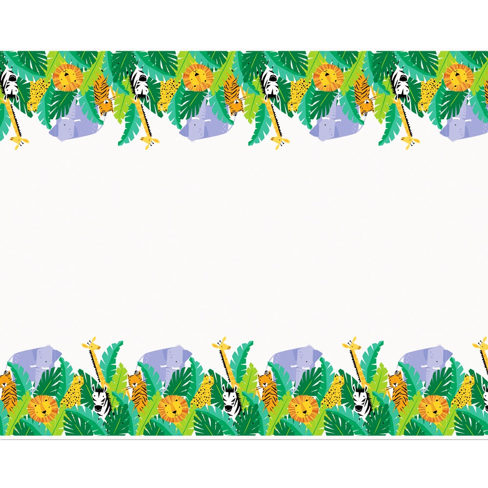 Animal Safari Plastic Table Cover