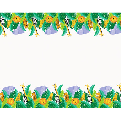 Animal Safari Plastic Table Cover