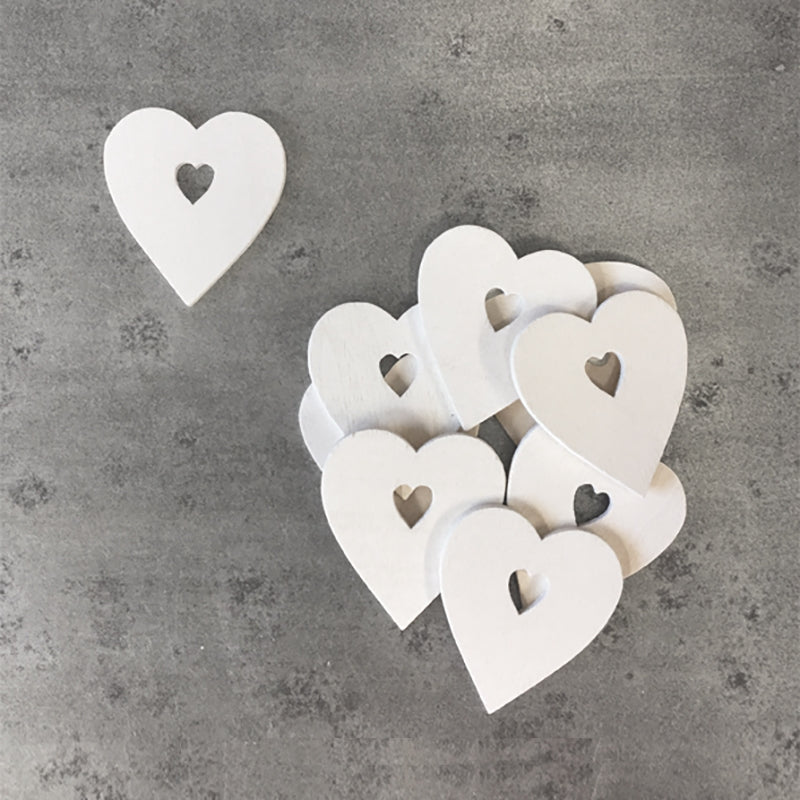 Plain Wooden Heart Cutout