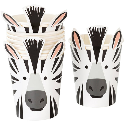 Party Animals Zebra Cups