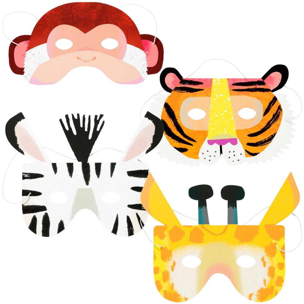 Party Animals Paper Masks