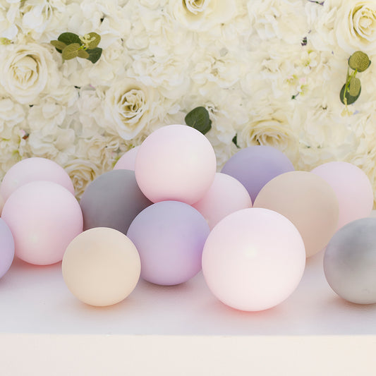 Pink, Grey, Nude & Lilac Balloon Mosaic Balloon Pack