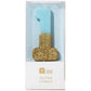 We Heart Birthday Blue Glitter Number Candle 1