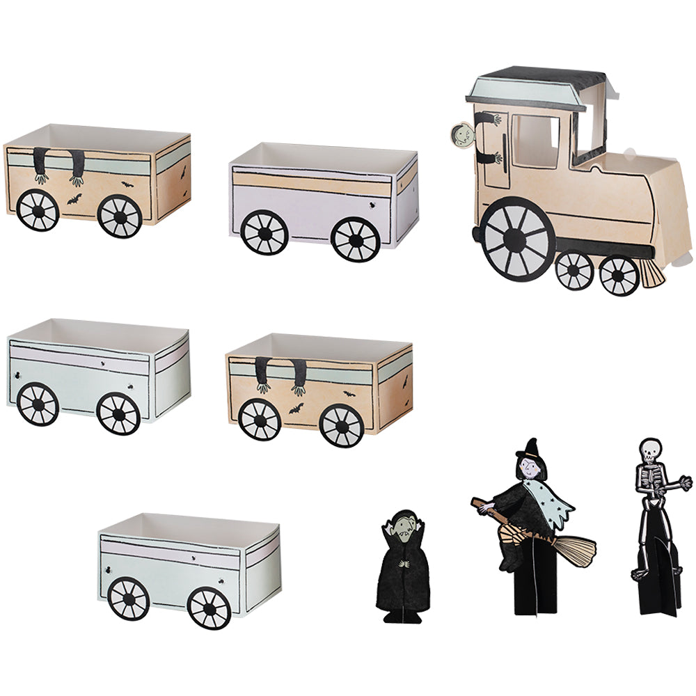 Halloween Ghost Train Treat Decoration Stand