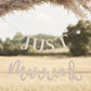Just Married Wooden Wedding Bunting