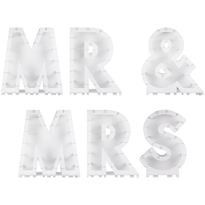Mr & Mrs Balloon Mosaic Stand