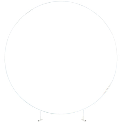 White Round Wedding Arch