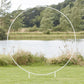 White Round Wedding Arch
