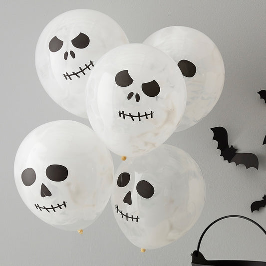 Skull Paint Halloween Balloons
