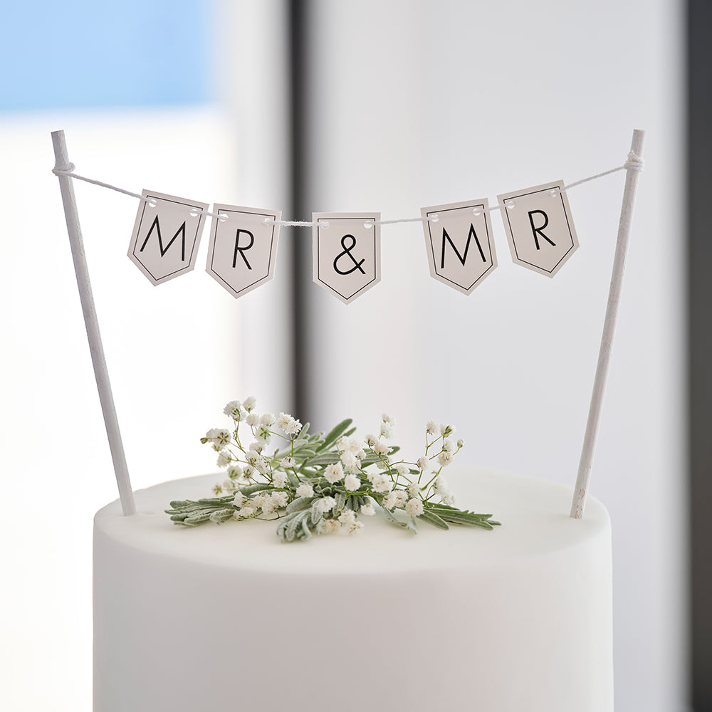 Customisable Wedding Cake Topper Bunting