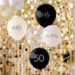 Champagne Noir Milestone Birthday Party Supplies