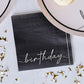 Champagne Noir Milestone Birthday Party Supplies