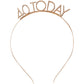 Champagne Gold 40th Birthday Headband