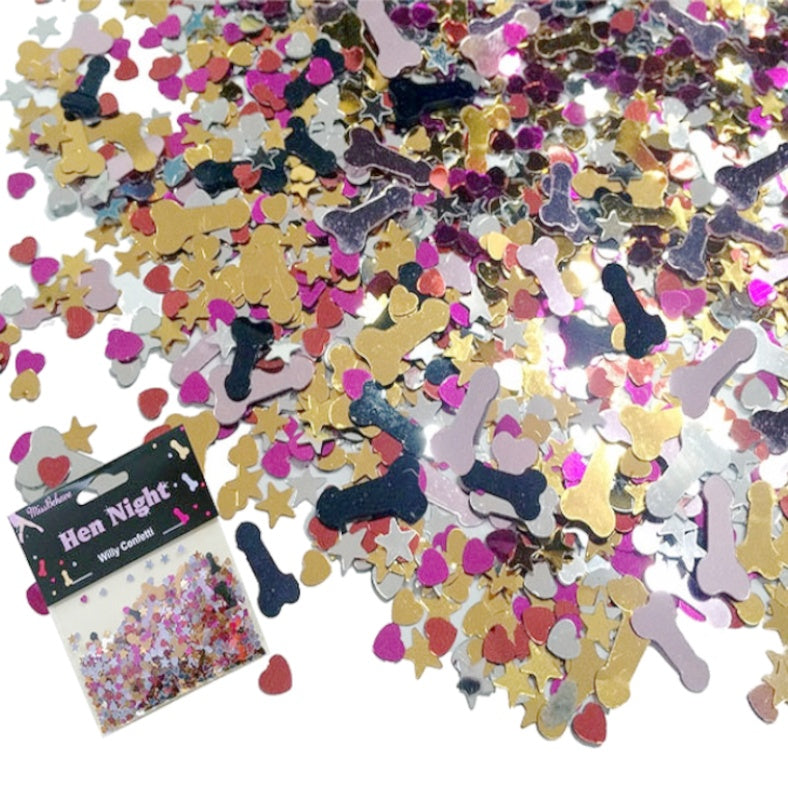 Multicoloured Willy Confetti