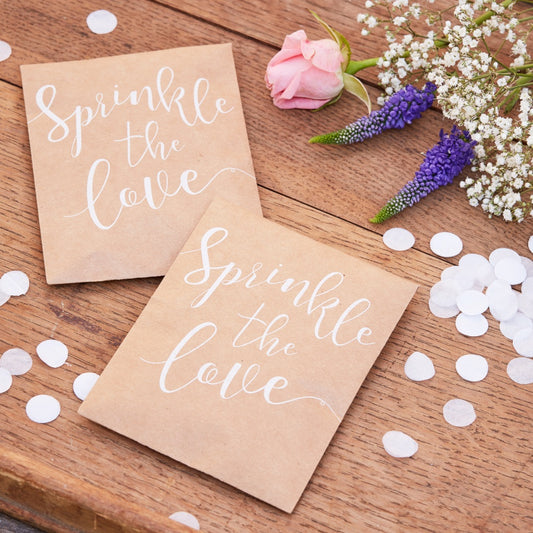 Sprinkle the Love Tissue Paper Confetti Pouch